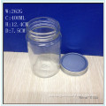 400ml Cylinder Glass Jars with Tin Lid